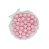 14mm Edible Pink Pearl Sugar Sprinkles Candy Mini Pearls Cake Decorations Cupcake Toppers Cookie Decorating Perfect for Wedding Party Valentine Halloween Christmas Supplies 3OZ view 3