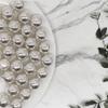 14mm Edible Silver Pearl Sugar Sprinkles Candy Mini Pearls Cake Decorations Cupcake Toppers Cookie Decorating Perfect for Wedding Party Valentine Halloween Christmas Supplies 3OZ view 2