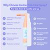 TooToo Kids Oral Spray, Xylitol Toddler Toothpaste Helper for Newborn to Kids, Toddler Essentials, Grape Flavor view 4