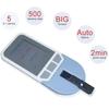 Cholesterol Test Meter, 5 In 1 Multifunction Lipid Monitor Meter, with 25 Strips, 500 Groups Data Storage, Precision Measurement, Easy To Use, for Home Lipid Analyzer Health Care Machine view 2
