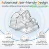 2 Packs Water Chamber for Airsense 10 & Aircurve 10, Leak-Free & Consistent Humidity Replacement CPAP Water Chamber with Top-Fill Port Technology, HumidAir Water Tank for ResMed Airsense 10 Supplies view 4