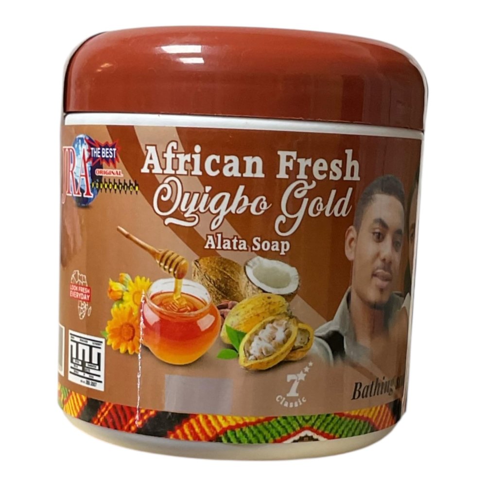 JRA African Fresh Oyigbo Gold Alata Soap, Coconut