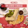 Chechil Plain & Savory Braided String-Cheese Wine Snack (4 Pack) Artisanal, Slightly Salted, Keto Friendly, Vacuum Sealed, No Preservatives view 2