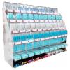 Acrylic Display Pen Holder, Vertical Marker Organizer for Stationery, Large Capacity Pen Display Stand, Art Supply Storage for School Supplies view 1