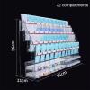 Acrylic Display Pen Holder, Vertical Marker Organizer for Stationery, Large Capacity Pen Display Stand, Art Supply Storage for School Supplies view 2