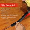 GOUZIBHD Flat Divider Strip,PVC Floor Divider Strip,Doorway Edge Trim,Floor Transition Strip,Door Threshold Ramp for Carpet Trim,Transition Threshold(Size:5m,7.6cm) view 4