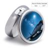 Quiet Airport Night Scene Metal Pill Box - 3 Compartment Mini Portable Pill Organizer for Purse & Pocket, BPA-Free Travel Pill Case for Vitamins, Medication, Supplements view 2