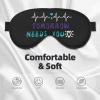 Suicide Prevention Awareness Sleep Eye Mask Blindfold for Women Men Travel Work Meditation Yoga view 3