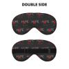Aids Awareness Month Sleep Eye Mask Blindfold for Women Men Travel Work Meditation Yoga view 2