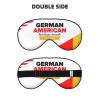 German American Heritage Month Sleep Eye Mask Blindfold for Women Men Travel Work Meditation Yoga view 2