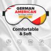 German American Heritage Month Sleep Eye Mask Blindfold for Women Men Travel Work Meditation Yoga view 3