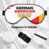 German American Heritage Month Sleep Eye Mask Blindfold for Women Men Travel Work Meditation Yoga view 4