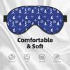 Nautical Funny Anchor Pattern Sleep Eye Mask Blindfold for Women Men Travel Work Meditation Yoga view 3