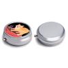 The Cat on The Flower Pot Metal Pill Box - 3 Compartment Mini Portable Pill Organizer for Purse & Pocket, BPA-Free Travel Pill Case for Vitamins, Medication, Supplements view 3