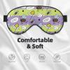 Cute Daisy Honey Print Sleep Eye Mask Blindfold for Women Men Travel Work Meditation Yoga view 3
