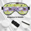 Cute Daisy Honey Print Sleep Eye Mask Blindfold for Women Men Travel Work Meditation Yoga view 4