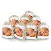 Painted Bread Burlap Bags with Drawstring Reusable Gift Drawstring Pocket Small Bunches Pocket for Party Birthdays Christmas Gift Pouch 8 Pcs view 1