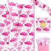 100 Sheets Pink Cactus Hats Tissue Paper, 20 x 14in Pink Cactus Hats Print Wrapping Gift Printed Tissue Paper for Gift Wrapping for Valentines Day Birthday Wedding Winter Holidays DIY Craft view 1