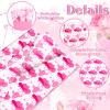 100 Sheets Pink Cactus Hats Tissue Paper, 20 x 14in Pink Cactus Hats Print Wrapping Gift Printed Tissue Paper for Gift Wrapping for Valentines Day Birthday Wedding Winter Holidays DIY Craft view 3