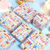 100 Sheets Happy Birthday Tissue Paper, Watercolor Letters Wrapping Paper for Birthday DIY Crafts Christmas Party Supplies, 13.8 x 19.7 Inch view 3
