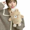 1000Ml Cute Plush Thickened Hot Water Bottle for Winter Warming, Portable Hand and Foot Warmer-Style 3 view 1