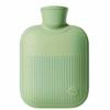 1000Ml Soft and Comfortable Thick Hot Water Bottle with Soft Cloth Cover Hand Warmer-Green view 1