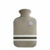 1/2 Liter Knitted Hot Water Bottle Set, Large Capacity, Water-Filled, Leak-Proof, Hand Abdomen Warmer-2000Ml Light Gray view 1
