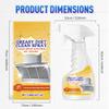 Multifunctional Powerful Kitchen Foam Cleaner, 2026 New All-Purpose Oil Stain Cleaning Spray, 120ml/4Fl.oz Oven Cleaner Heavy Duty (1) view 4