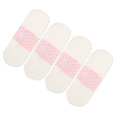 Anneome 5pcs Washable Cotton Menstrual Pads Reusable Lightweight Panty Liners for Women Soft Breathable Daily Overnight Protection Sensitive Skin Postpartum Use