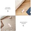 Anneome 5pcs Washable Cotton Menstrual Pads Reusable Lightweight Panty Liners for Women Soft Breathable Daily Overnight Protection Sensitive Skin Postpartum Use view 3