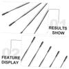 Anneome 4pcs Stainless Steel Earwax Removal Tools Spring Spiral Ear Picks Non-Slip Ear Cleaning Spoons Safe for Practical view 3
