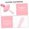 HAKIDZEL Portable Silicone Toothbrush U-Shaped Head for Oral Cleaning Compact Lightweight Tooth Care Tool for Home and Travel Use view 3
