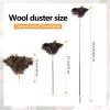 Extendable Ostrich Feather Duster 27-94 Inch, Natural Cleaning Duster Extension Pole Reusable for High Ceilings, Fans, Blinds, Furniture, Interior & Roof Dusting(one Pack) view 2