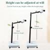 Adjustable 70-130CM Electric Rotating Therapy Device Stand, 360 Rotation with Base Rollers, Ideal for Physical Therapy Clinics, Beauty Salons, Home Use view 3