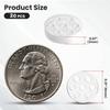 20 Pack High Borosilicate Glass Screens, 8mm (0.3 Inch) 7-Hole Honeycomb Design - Reusable, Durable & Easy to Clean for Filtering & Crafting view 2