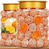2 flavors Rock sugar dried kumquat,Sweet and Sour Snacks natural dried kumquat candied fruit 500g/can,nutritious preserved fruit snacks,Sweet Orange,Instant desserts (Ice sugar flavor,2 can) view 1