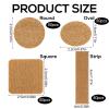 200pcs Small Round Circle Dot Plasters for Wounds, 4 Styles Mini OvalFlexible Tiny Square Adhesive Bandage for Hiding Skin Nose Hands Face Spots Ideal First Supplie (4 Sizes) view 2