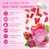 XIAAN Beet Root Gummies for Women & Men, Beetroot Supplement Beet Chews with Vitamins Grape Seed for Antioxidant Supoort & Immune Health, Sugar-Free/Vegan/Organic,Raspberry Flavor 120 Count view 4