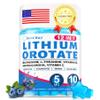 12-in-1 Lithium Orotate 5mg 10mg with Ashwagandha & L-Theanine, Lithium Orotate for Mood, Calm, Cognitive & Brain, High Bioavailability Trace Mineral, Lemon Balm, Magnesium Glycinate, 1 Pack view 1