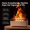 Flame Diffuser, Essential Oil Diffuser Humidifier 300ml with Fire Effect, Auto Shut-Off, Cool Mist for Home, Office, Bedroom Decor Gift (White) view 2