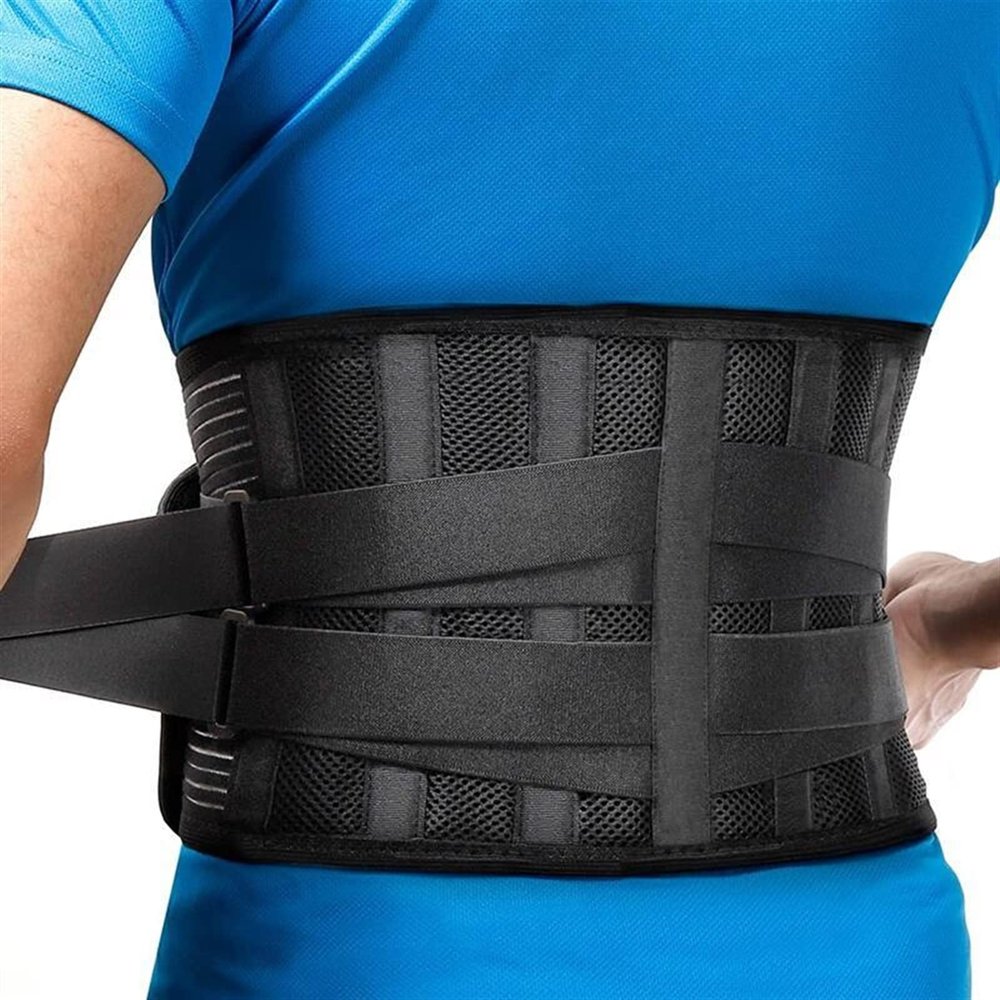 Lumbar Back Support Belt Men Women Lower Back Brace Pain Relief Breathable Waist Brace Weight Lifting Abdominal Belts Lumbar Spine Decompression Belt