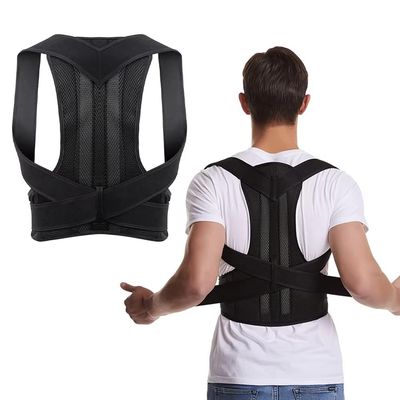 XS-5XL Plus Size Back Posture Corrector Adjustable Adult Corset Therapy Shoulder Lumbar Brace Spine Support Belt Scoliosis And Hunchback Correction For Men Women