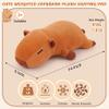 1.8lb Capybara Stuffed Animals Plush Microwavable Heating Pad-14'' Capybara Plush Heating Pads for Cramps &Period Pain Relief, Heatable & Coolable Stuffed Animals Bedtime Birthday Gift for Women Kids view 3