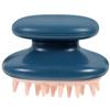Beatifufu Portable Silicone Hair Scalp Massager Brush Blue Soft Body Scrubber for Deep Cleansing Scalp Relaxation and Hair Root Protection Handheld Shower Tool for Travel and Home Use view 1