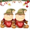 Christmas Gift Bags Zipper Design,Christmas Bags for Gifts,Reusable ChristmasZipper Gift Bags,Large Fabric Gifts Bags,Santa Snowman Style for Presents Candy Fruit (Santa Claus&Santa Claus) view 1