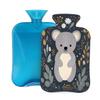 Hot Water Bottle with Cover 2L Cute Tree Leaf Koala Hot Water Bag for Pain Relief Period Cramps, Winter Warmer view 1