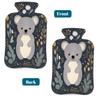 Hot Water Bottle with Cover 2L Cute Tree Leaf Koala Hot Water Bag for Pain Relief Period Cramps, Winter Warmer view 3