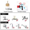Glass Cleaning Brush Home Water Fed Telescopic Pole Kit Solar Panel Brush Rotating for Photovoltaic PanelWindow Cleaning Pole with Brush - Water/Hose Fed Equipment for Solar Panels and Phot view 3