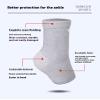 HuayoRong Bamboo Foot Sleeves - Premium Anti-Fatigue Bamboo Footsleeves, Ankle Brace Protection Socks for Women (Black,M(ShoeSize7-8.5)) view 2