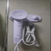 DAYJOY Hair Dryer Holder Compatible with Laifen SE LITE (NOT SE) Wall Mount Adhesive Holder with Plug Cord Organizer Hook (purple) view 3